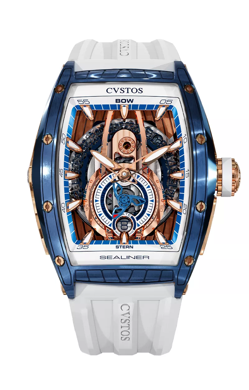 Sealiner PS Skyblue Steel/5N Watch | Cvstos
